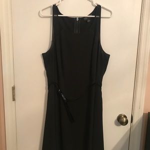 Forever 21 ZIP Up Black Dress